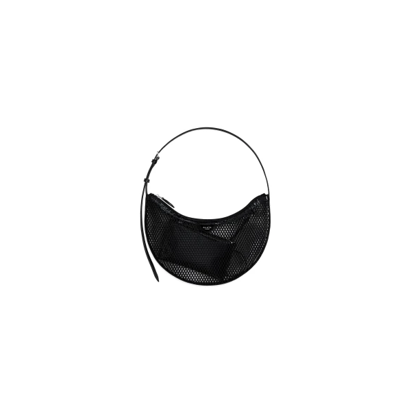 Alaïa One Piece Demi Lune Bag In Fishnet - Alaia Bags - Laser Cut Luxury - Shop at Coveti