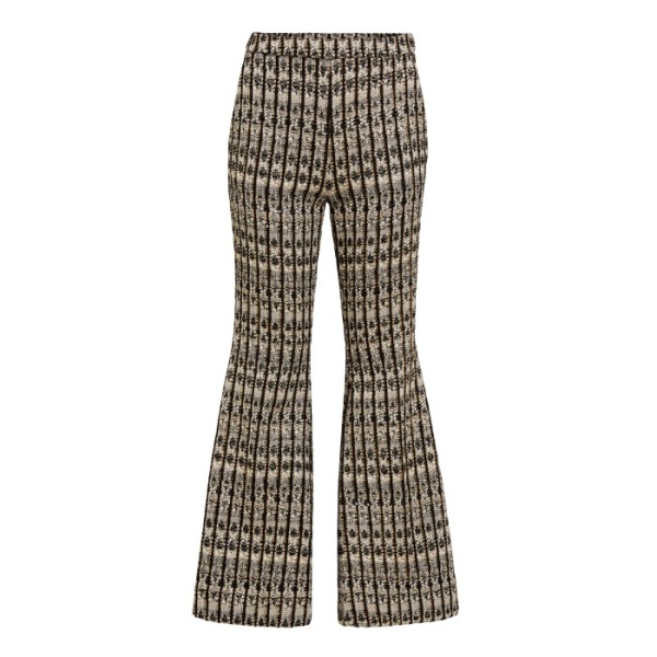 Giambattista Valli Optical Bouclé Flared Pants - Giambattista Valli Pants - Romantic Couture - Shop at Coveti