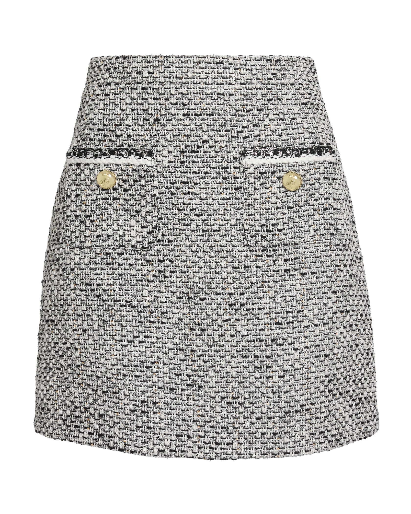 Safiyaa Ornella Skirt in Greyscale