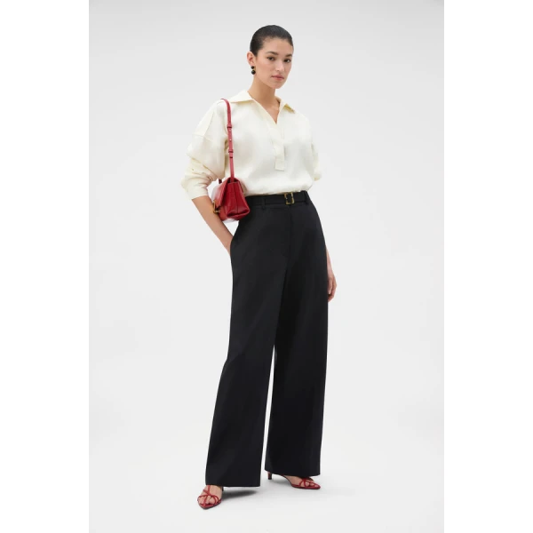 Oroton Belt Detail Pant - Oroton Pants - Australian Heritage Luxury - Shop at Coveti