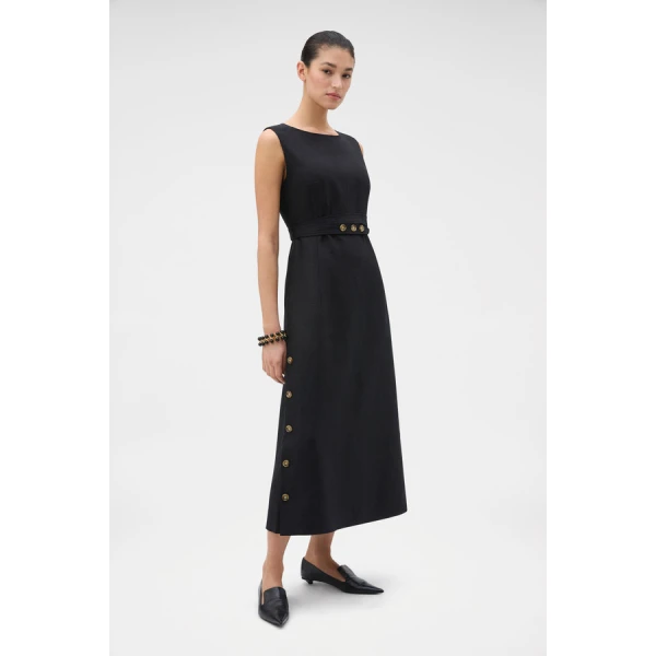 Oroton Button Detail Dress - Oroton Dresses - Australian Heritage Luxury - Shop at Coveti