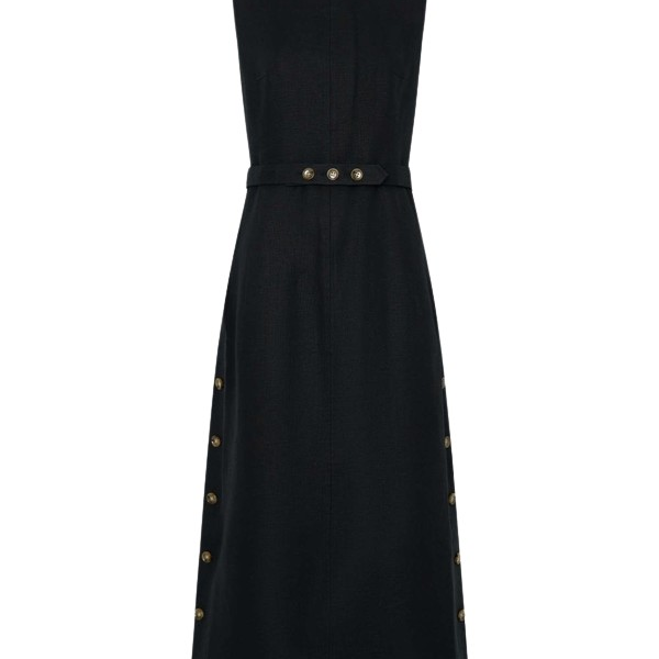 Oroton Button Detail Dress - Oroton Dresses - Australian Heritage Luxury - Shop at Coveti