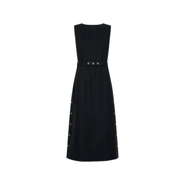 Oroton Button Detail Dress - Oroton Dresses - Australian Heritage Luxury - Shop at Coveti
