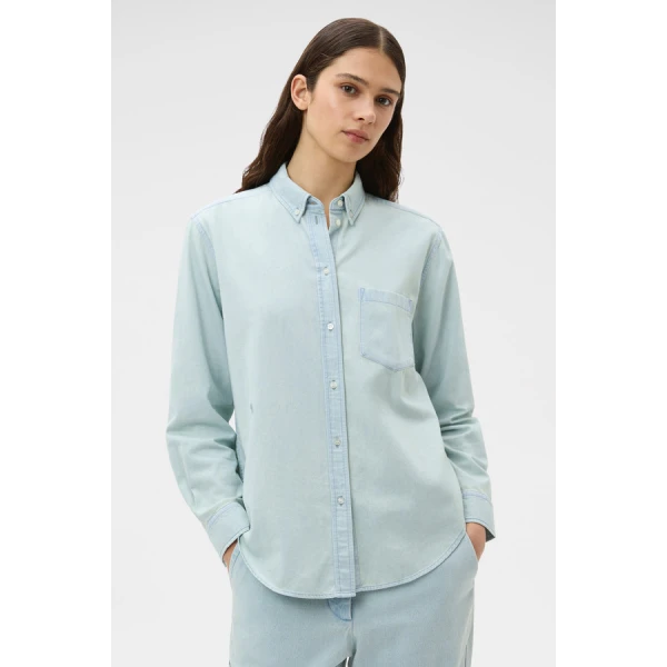 Oroton Chambray Shirt - Oroton Tops - Australian Heritage Luxury - Shop at Coveti