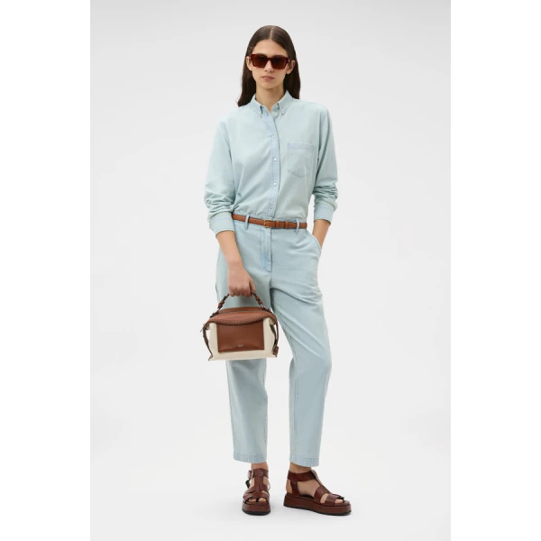 Oroton Chambray Shirt - Oroton Tops - Australian Heritage Luxury - Shop at Coveti