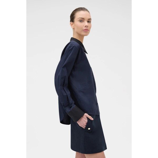 Oroton Crisp Poplin Shirt - Oroton Tops - Australian Heritage Luxury - Shop at Coveti