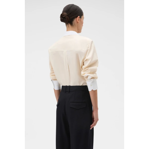 Oroton Crisp Poplin Shirt - Oroton Tops - Australian Heritage Luxury - Shop at Coveti