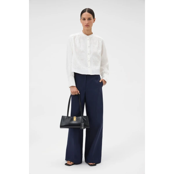 Oroton Doilie Detail Top - Oroton Tops - Australian Heritage Luxury - Shop at Coveti