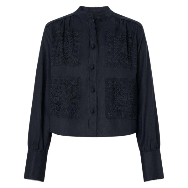 Oroton Doilie Detail Top - Oroton Tops - Australian Heritage Luxury - Shop at Coveti
