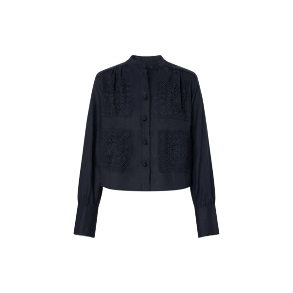 Oroton Doilie Detail Top - Oroton Tops - Australian Heritage Luxury - Shop at Coveti