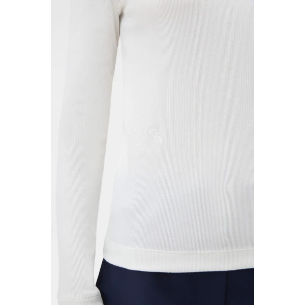 Oroton Eve Fine Rib Tee - Oroton Tops - Australian Heritage Luxury - Shop at Coveti