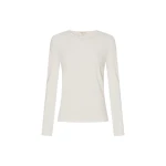 Oroton Eve Fine Rib Tee - Oroton Tops - Australian Heritage Luxury - Shop at Coveti
