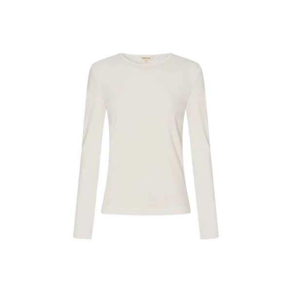 Oroton Eve Fine Rib Tee - Oroton Tops - Australian Heritage Luxury - Shop at Coveti