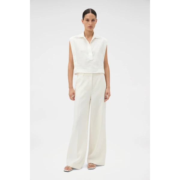 Oroton Flat Front Pant - Oroton Pants - Australian Heritage Luxury - Shop at Coveti