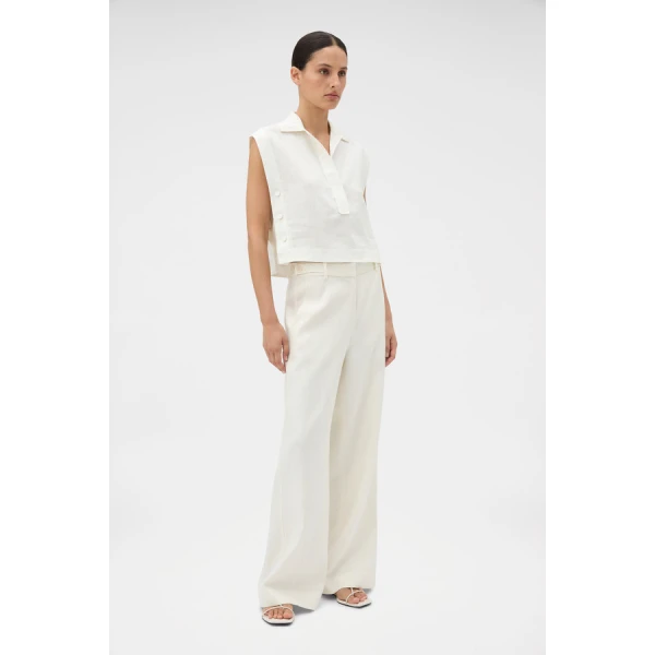 Oroton Flat Front Pant - Oroton Pants - Australian Heritage Luxury - Shop at Coveti