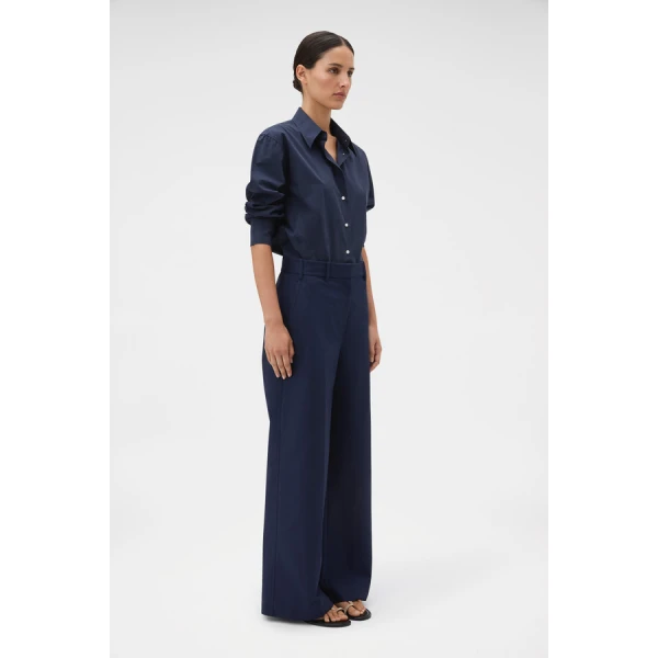 Oroton Flat Front Wide Leg Pant - Oroton Pants - Australian Heritage Luxury - Shop at Coveti