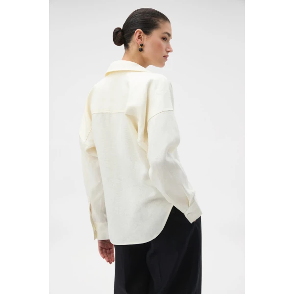 Oroton Half Placket Tunic - Oroton Tops - Australian Heritage Luxury - Shop at Coveti