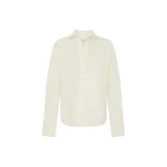 Oroton Half Placket Tunic - Oroton Tops - Australian Heritage Luxury - Shop at Coveti