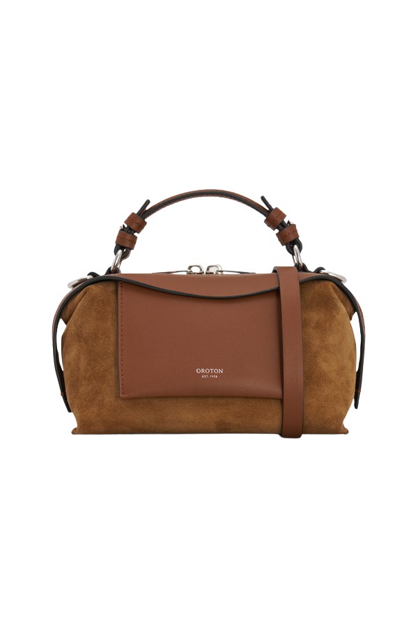 Oroton Mica Bowler Suede