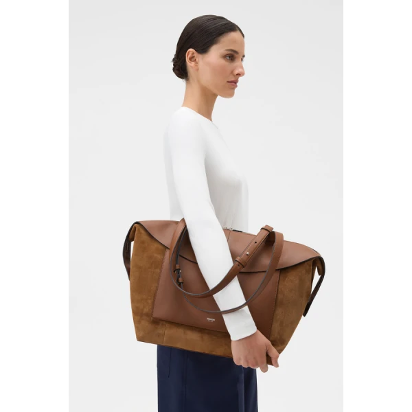 Mica Medium Tote Suede - Image 5