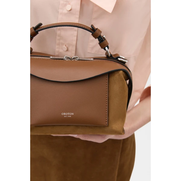 Mica Mini Bowler Suede - Image 4
