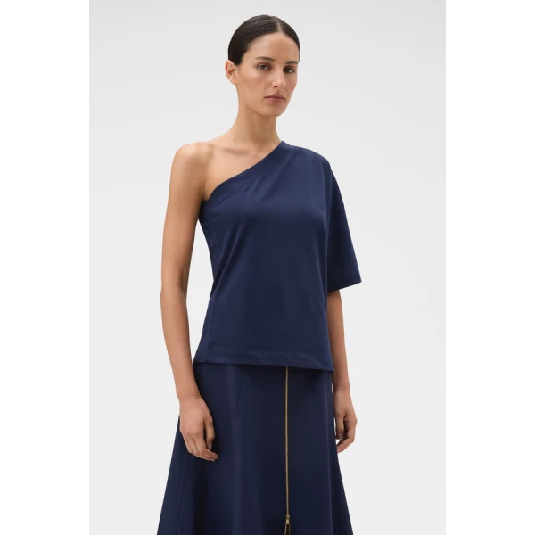Oroton One Shoulder Top - Oroton Tops - Australian Heritage Luxury - Shop at Coveti