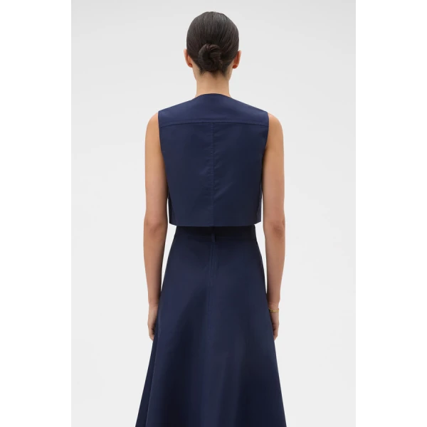 Oroton Pocket Detail Vest - Oroton Tops - Australian Heritage Luxury - Shop at Coveti