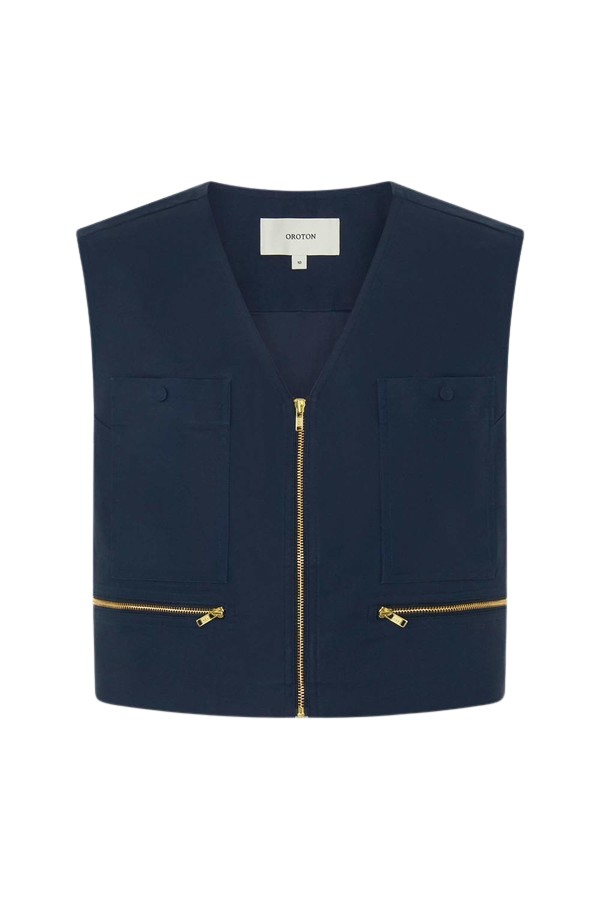 Oroton Pocket Detail Vest