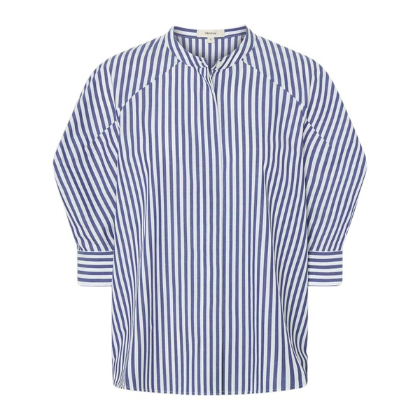 Oroton Sleeve Detail Stripe Shirt - Oroton Tops - Australian Heritage Luxury - Shop at Coveti