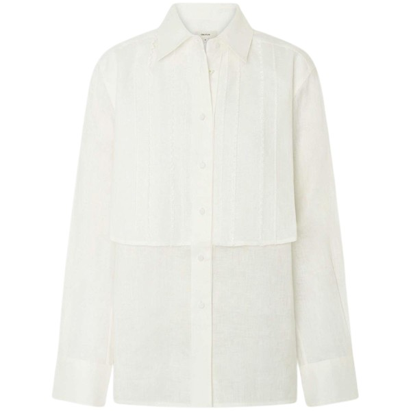 Oroton Stitch Detail Shirt - Oroton Tops - Australian Heritage Luxury - Shop at Coveti