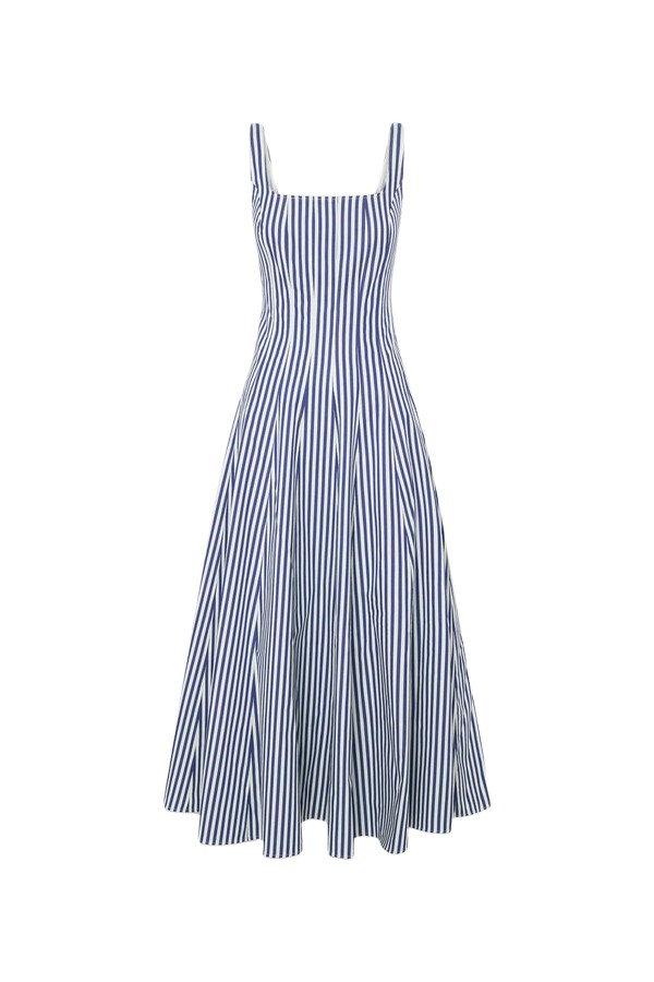 Oroton Stripe Panelled Day Dress