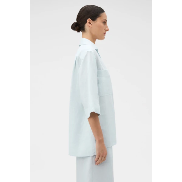 Oroton Tab Detail Tunic - Oroton Tops - Australian Heritage Luxury - Shop at Coveti