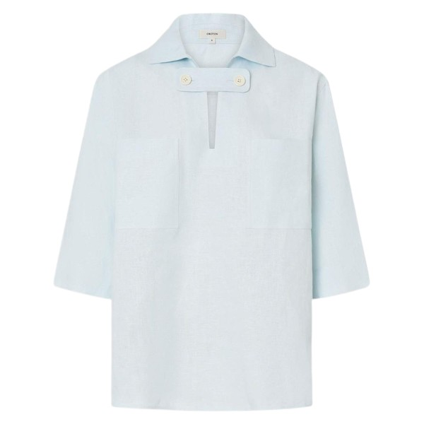 Oroton Tab Detail Tunic - Oroton Tops - Australian Heritage Luxury - Shop at Coveti