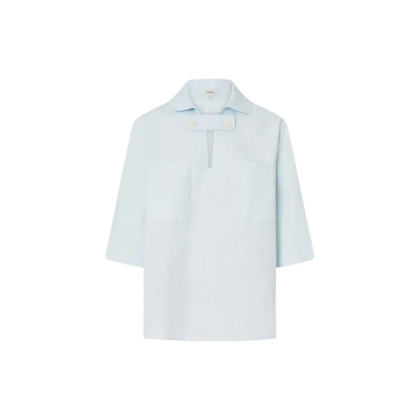 Oroton Tab Detail Tunic - Oroton Tops - Australian Heritage Luxury - Shop at Coveti