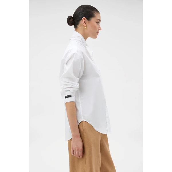 Oroton Tie Neck Shirt - Oroton Tops - Australian Heritage Luxury - Shop at Coveti