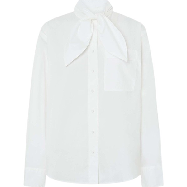Oroton Tie Neck Shirt - Oroton Tops - Australian Heritage Luxury - Shop at Coveti