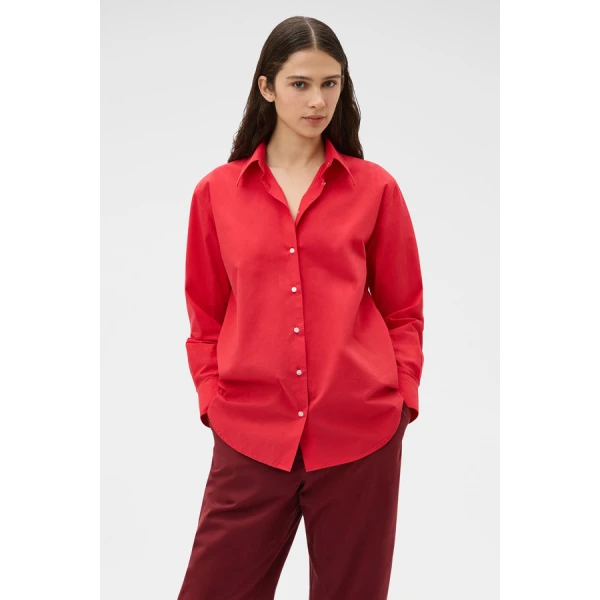 Oroton Wren Poplin Shirt - Oroton Tops - Australian Heritage Luxury - Shop at Coveti