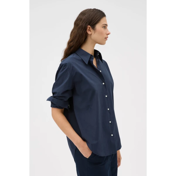 Oroton Wren Poplin Shirt - Oroton Tops - Australian Heritage Luxury - Shop at Coveti
