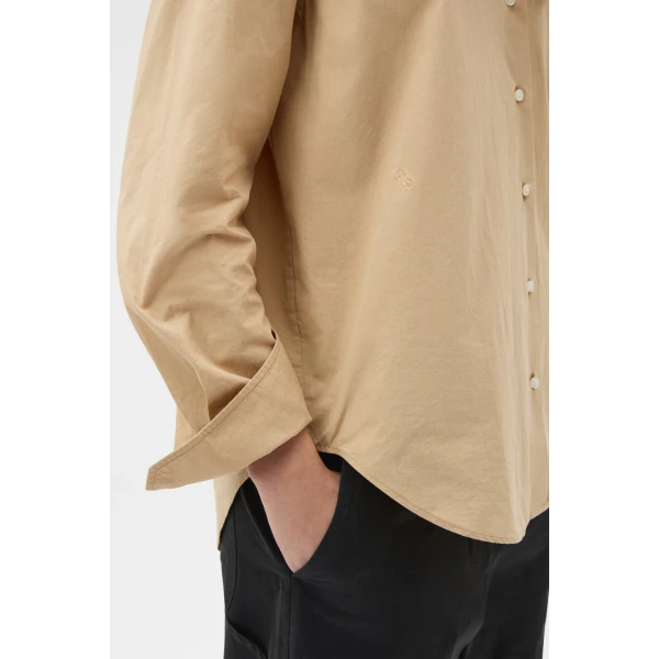 Oroton Wren Poplin Shirt - Oroton Tops - Australian Heritage Luxury - Shop at Coveti