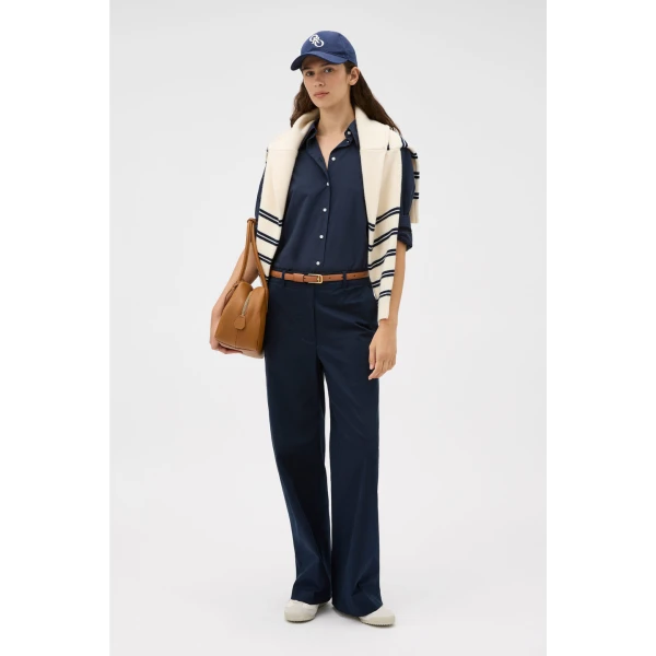 Oroton Wren Poplin Shirt - Oroton Tops - Australian Heritage Luxury - Shop at Coveti