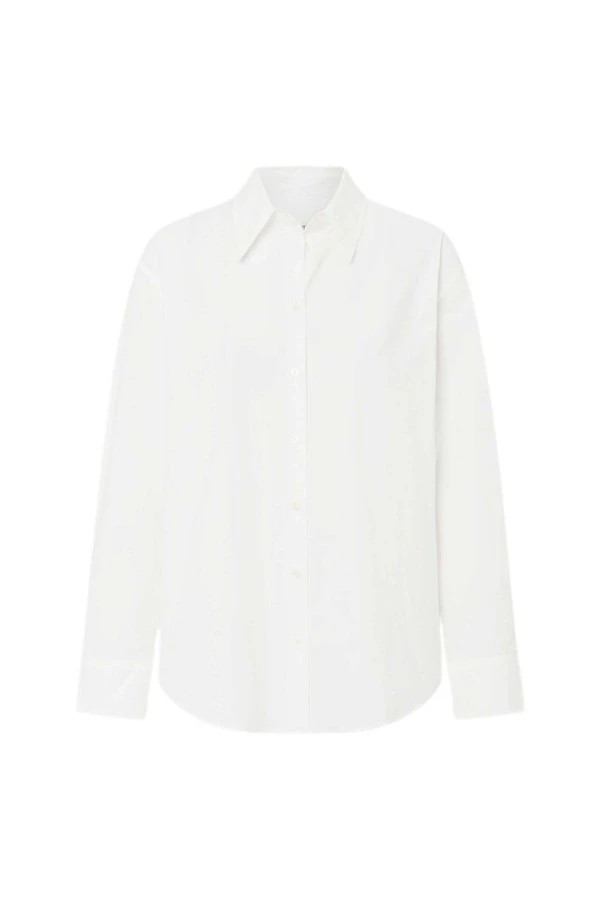 Oroton-Wren-Poplin-Shirt-693591_nobg Oroton Wren Poplin Shirt - Oroton Tops - Australian Heritage Luxury - Shop at Coveti
