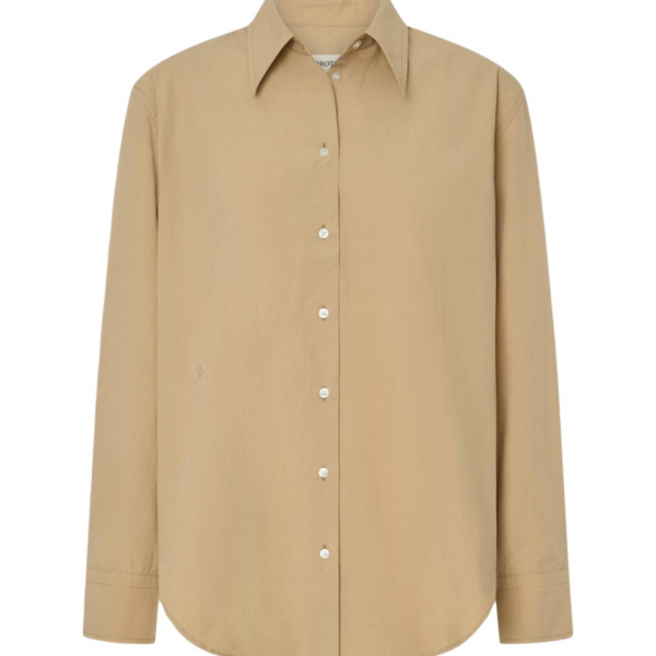 Oroton Wren Poplin Shirt - Oroton Tops - Australian Heritage Luxury - Shop at Coveti