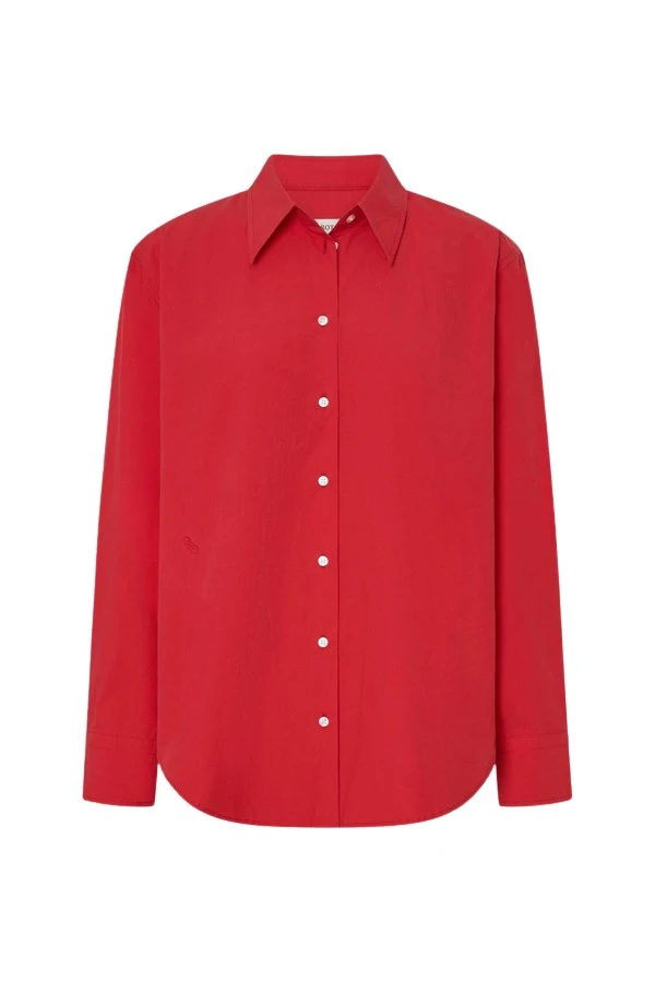 Oroton Wren Poplin Shirt - Oroton Tops - Australian Heritage Luxury - Shop at Coveti
