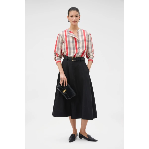 Oroton Zip Midi Skirt - Oroton Skirts - Australian Heritage Luxury - Shop at Coveti