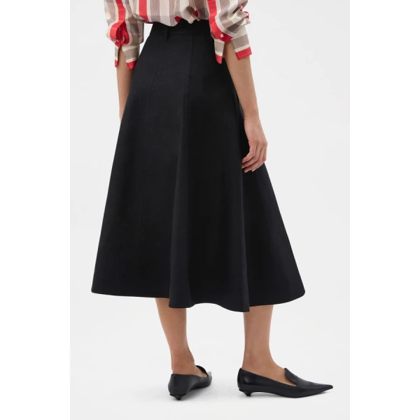 Oroton Zip Midi Skirt - Oroton Skirts - Australian Heritage Luxury - Shop at Coveti