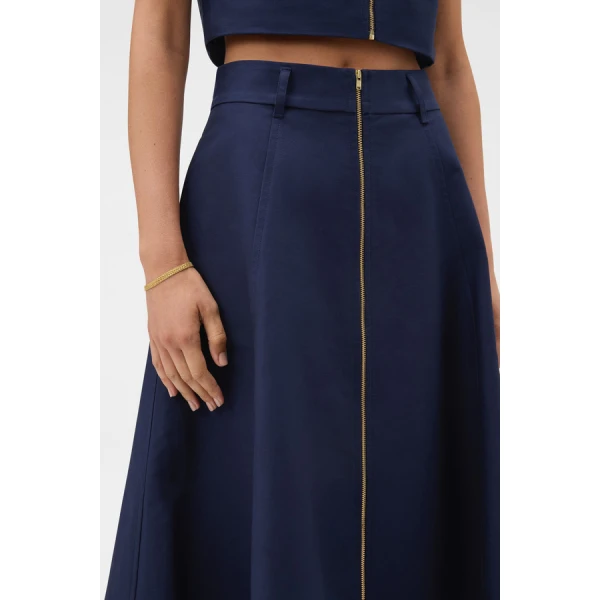 Oroton Zip Midi Skirt - Oroton Skirts - Australian Heritage Luxury - Shop at Coveti