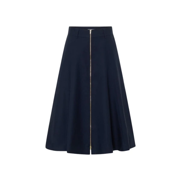 Oroton Zip Midi Skirt - Oroton Skirts - Australian Heritage Luxury - Shop at Coveti