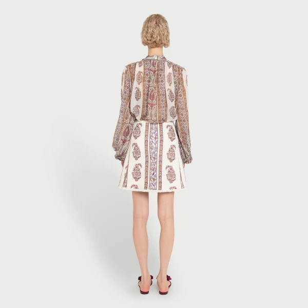 Giambattista Valli Oversize Paisley Silk Blouse - Giambattista Valli Tops - Romantic Couture - Shop at Coveti