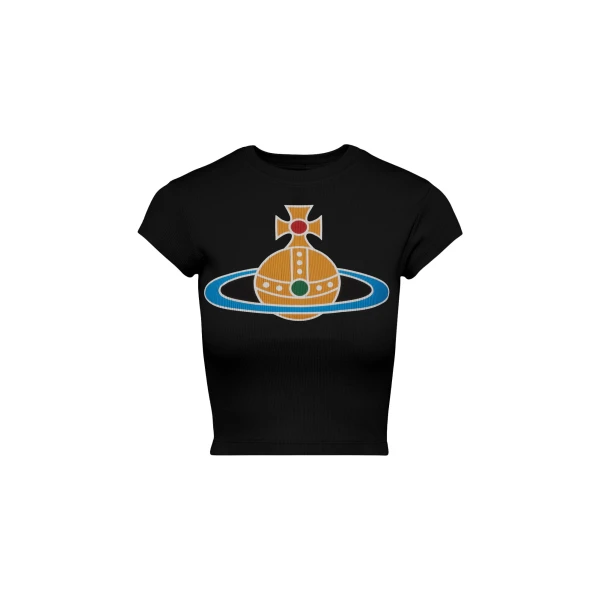 Vivienne Westwood Oversized Orb Baby Peru T-shirt - Vivienne Westwood Tops - Punk Luxury - Shop at Coveti