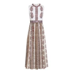 Giambattista Valli Paisley Midi Dress In Two Fabrics - Giambattista Valli Dresses - Romantic Couture - Shop at Coveti